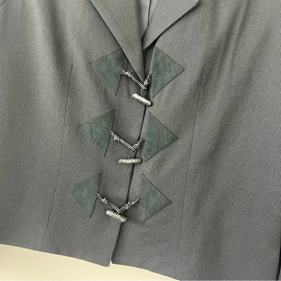 Vintage Seven Times Todd Oldham Black Toddle Blazer - Picture 2 of 4